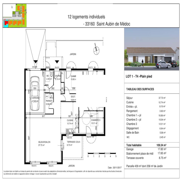 Programme neuf Maison Saint-Aubin-de-Médoc 33160